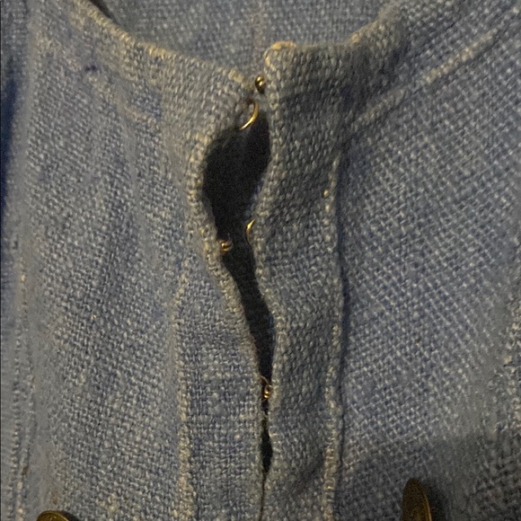 Blue and Red Floral Midi Dress - Picture 8 of 12